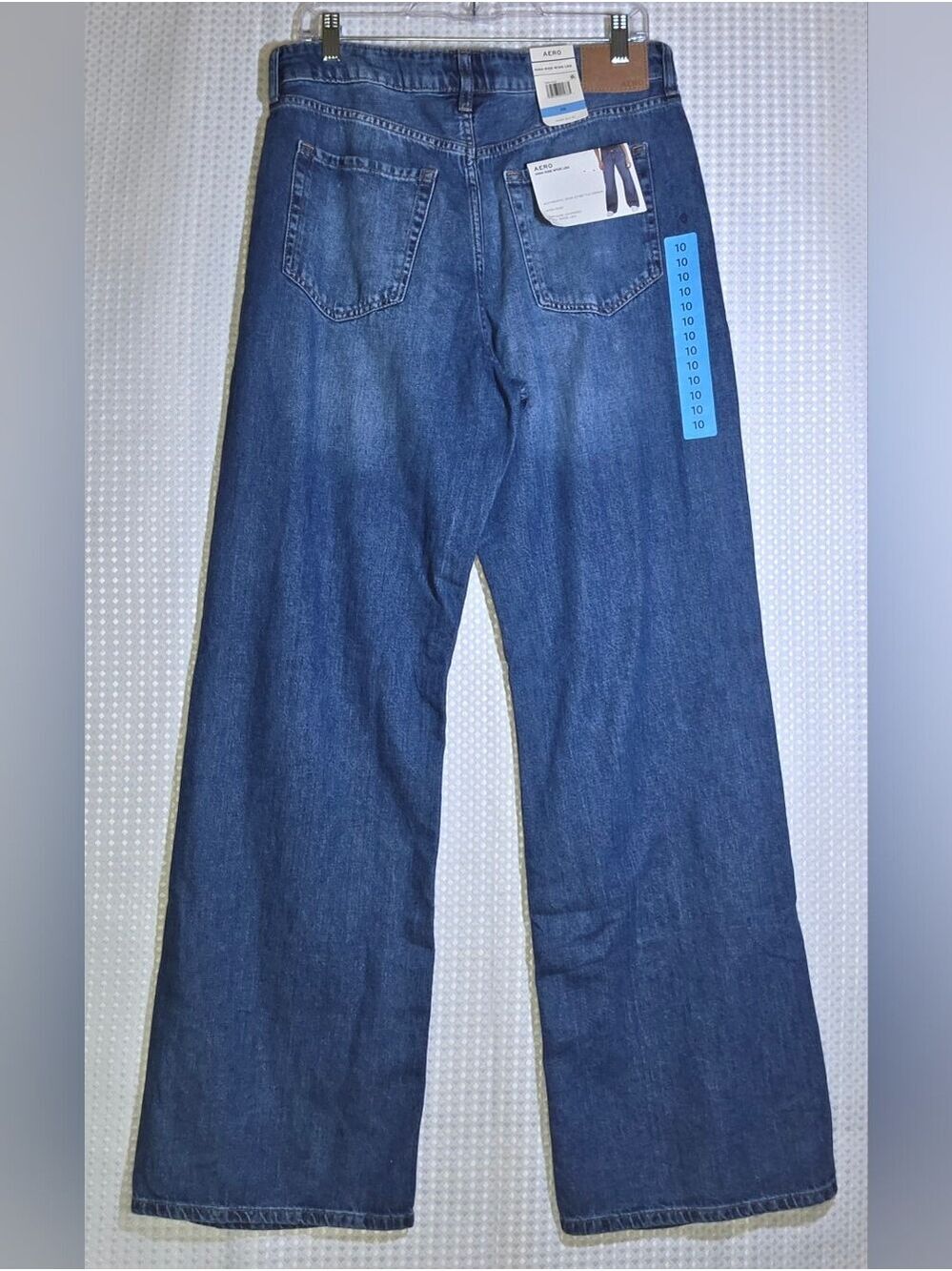 Aeropostale High Rise Wide Leg Jeans NWT Size 10 Dark Wash Vintage-Inspired - Picture 8 of 13